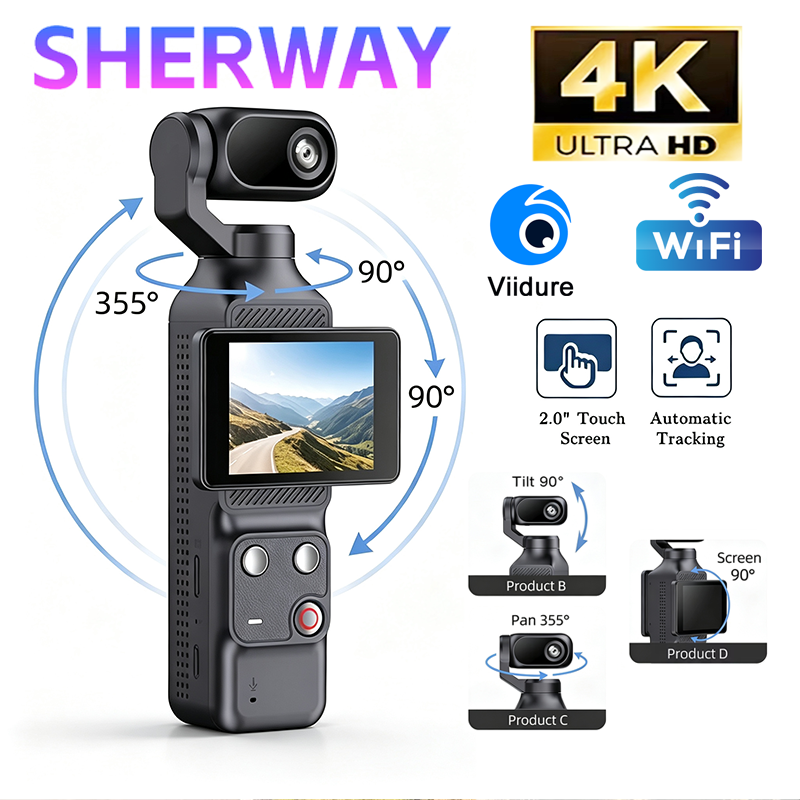 Runcam Camera - 4K/1080P Экшн-камера с подвесом, ручная камера