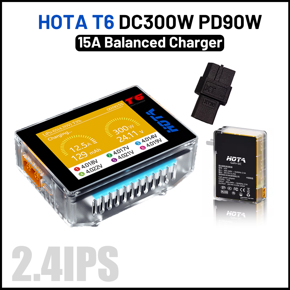 Balance Charger Rc - Умное зарядное устройство HOTA T6, 300