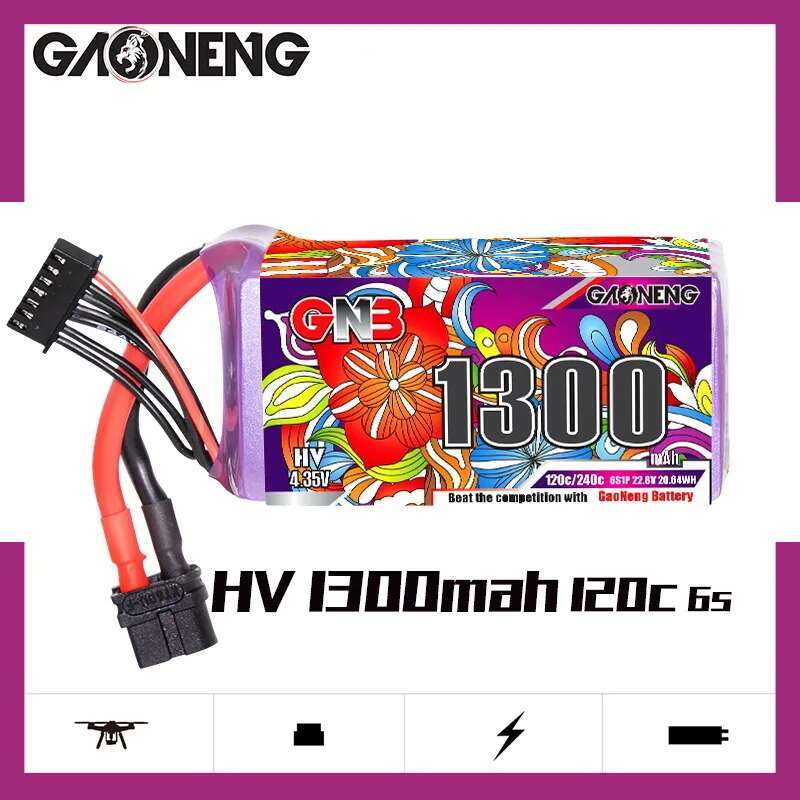 2 шт. GNB 6S Lipo аккумулятор  – обзор и цена Lipo Battery 6S
