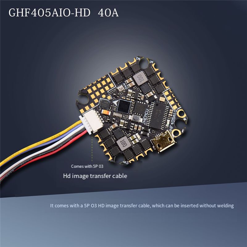 ABTI-GHF405AIO-HD 40A AIO Плат – обзор и цена F405 Flight Controller