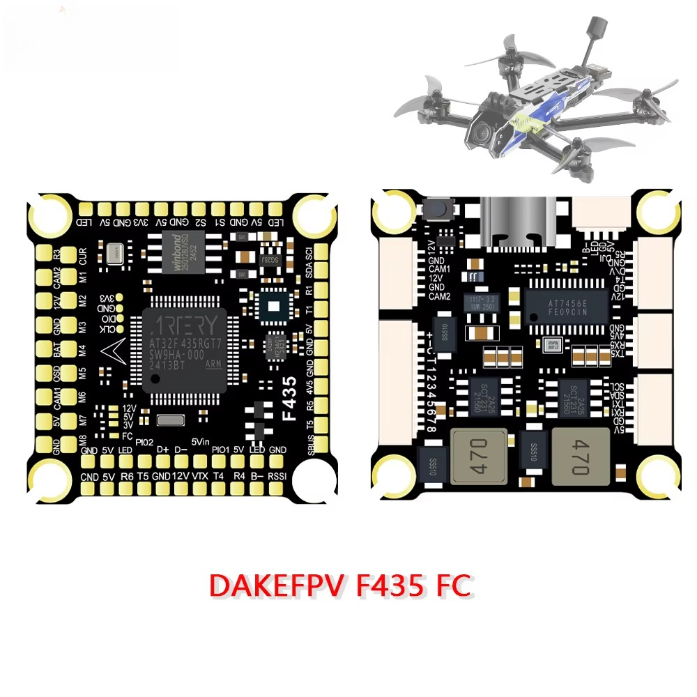 Полетный контроллер DAKEFPV F4 – обзор и цена Betaflight Fc