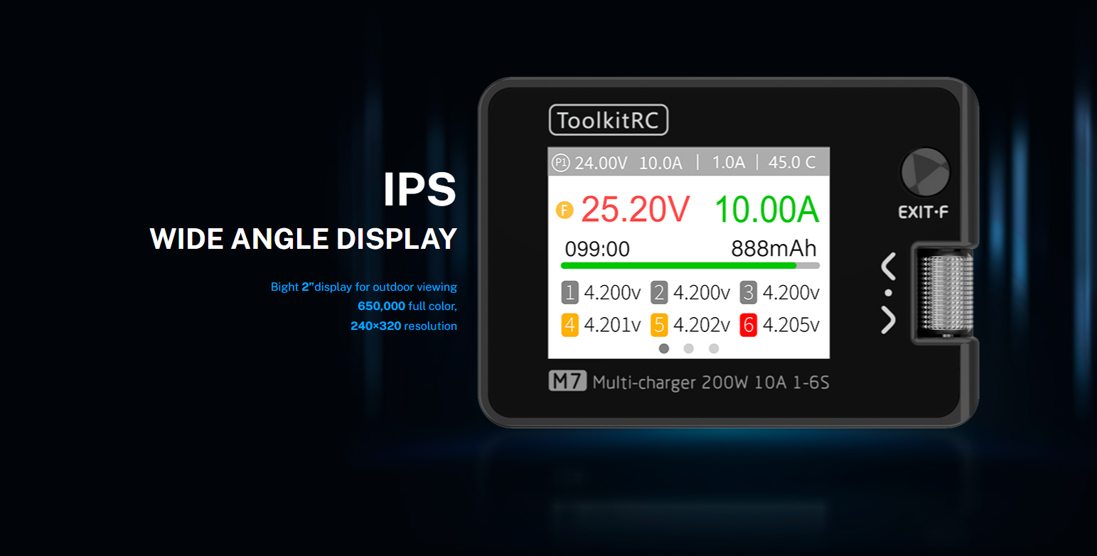 Зарядное устройство ToolkitRC  – обзор и цена Balance Charger Rc