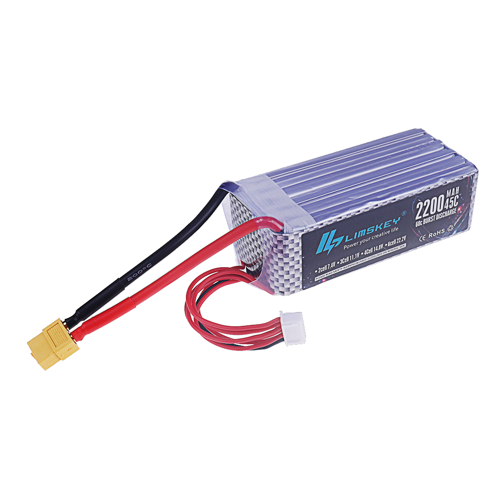22,2 В 2200 мАч 45C Макс. 60C  – обзор и цена Lipo Battery 6S